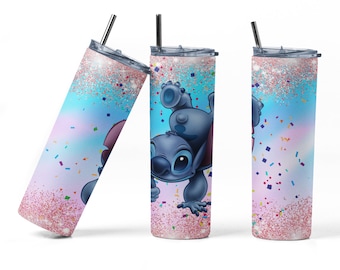 Puntada de diseño de vaso recto de 20 oz