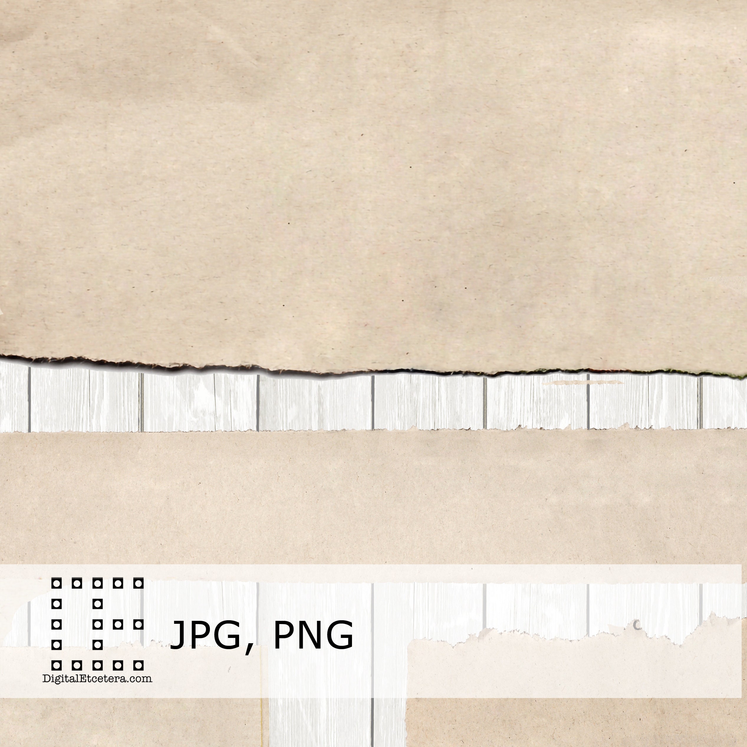 Torn Old Paper Png Etsy