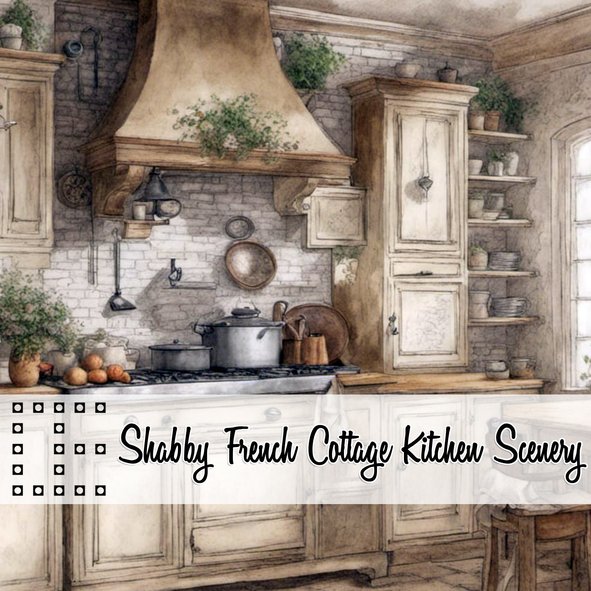 French Rustic Cottage Interior