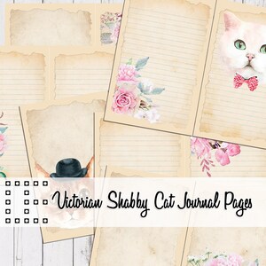 Vintage Fussy Cut Junk Journal Words Pink Roses Scrap Ephemera Scrapbooking Junk
