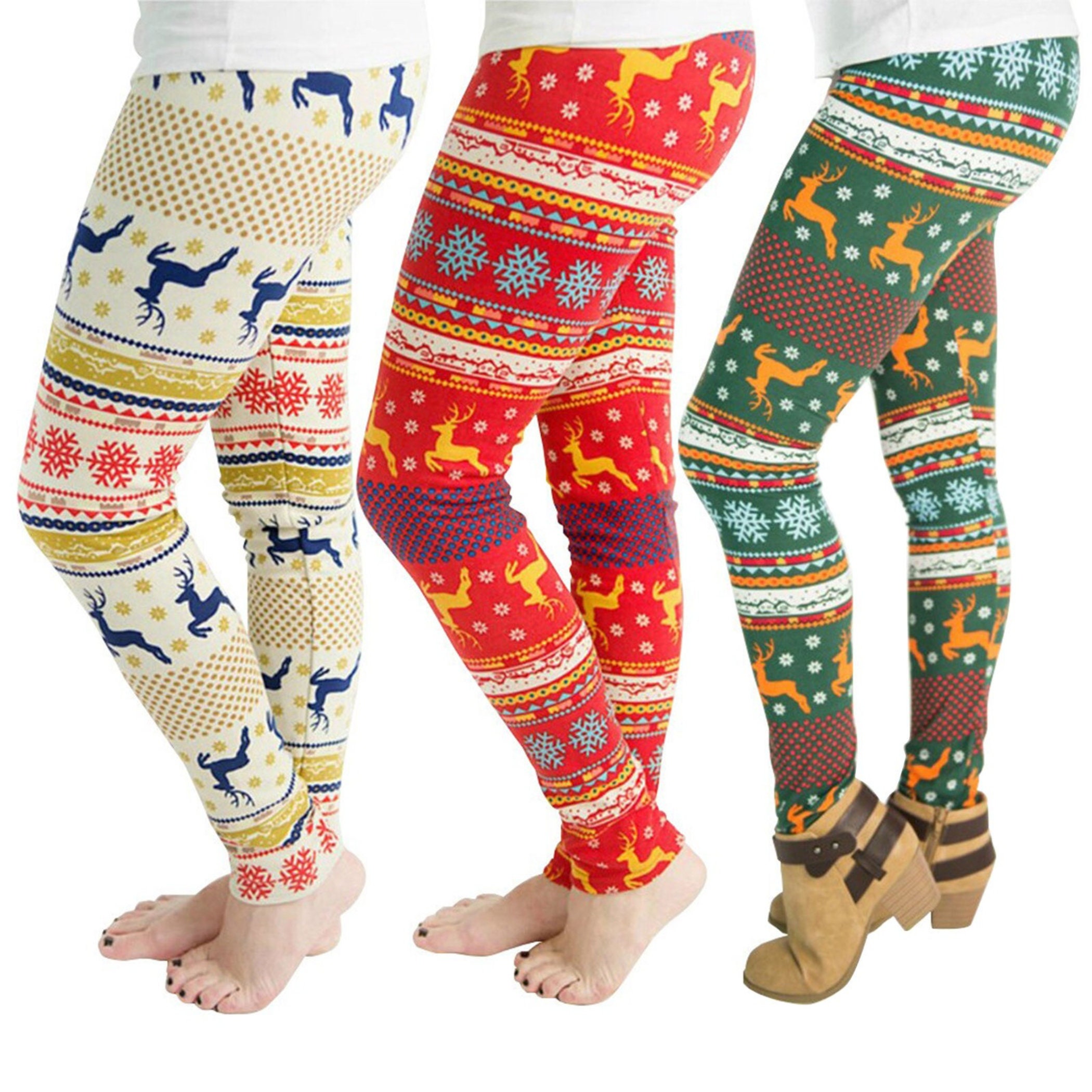 Women's Christmas Leggings Casual 