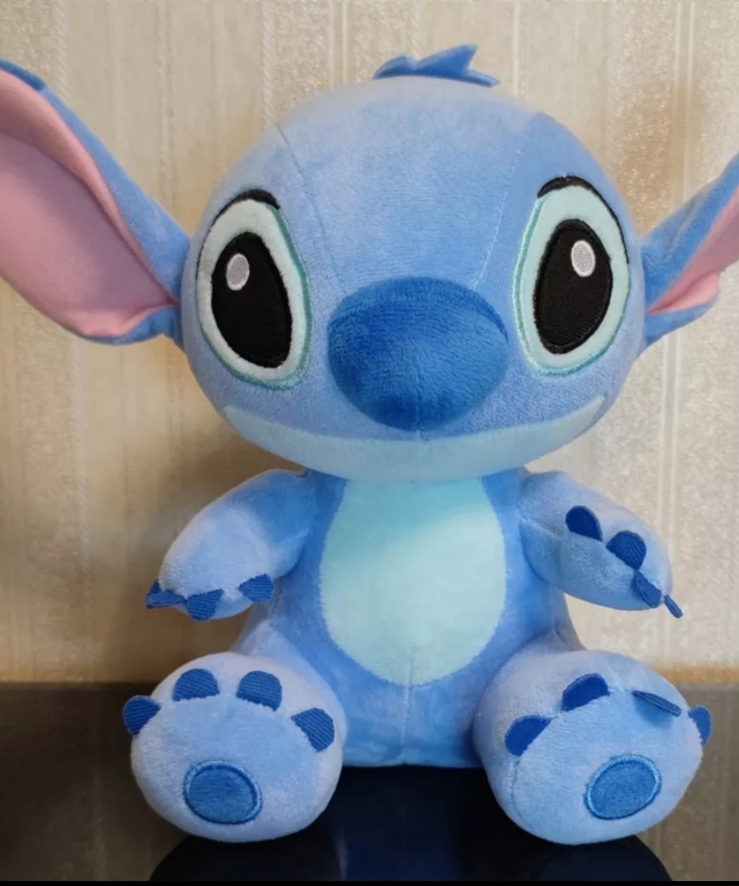 Disney Stitch & Angel Plush Set - Lilo & Stitch - Medium 15'' H (Seated,  from Rear to tip of Ear) 