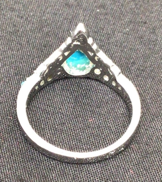 Sterling Silver Blue Stone - image 4