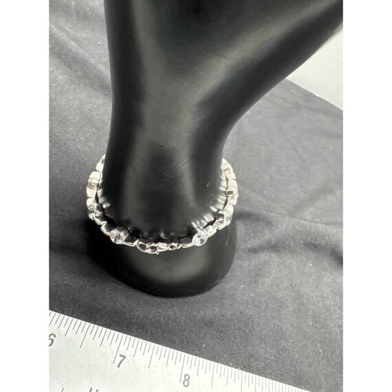 Ross Simons Vintage Elegant Silver & Round Cubic Rhinestone Crystal Tennis Bracelet View 3