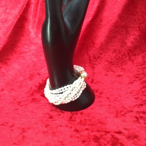 Rice Pearl Bracelet /10 Strand