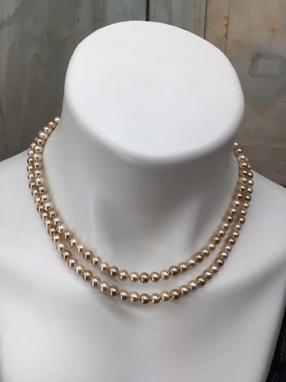 Napier Double Strand Faux Pearls