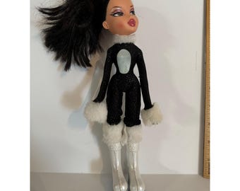 Bratz Retire 2001 Bratz Jade Black Kitty Cat Costume Party Halloween Doll Missing Ears