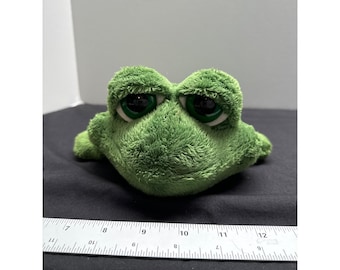 Vintage Merrythought Frog Soft Toy Plush Green Sitting Stuffed