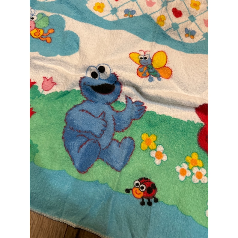LOGOVISION Sesame Street Lightweight Baby Blanket, 30\"X40\", Psychedelic...