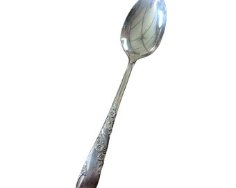 Vintage Tudor Plate Oneida Community Silverplate Teaspoon Spoon 6" Floral Pattern