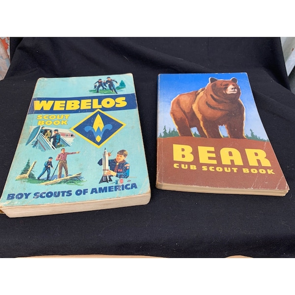 Vintage Cub Scout Bear Book / Webelos Boy Scout Book