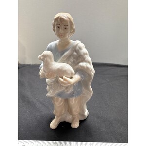 Royal Doulton 2005 Boy with Sheep Holiday Nativity Hand Painted NO Box