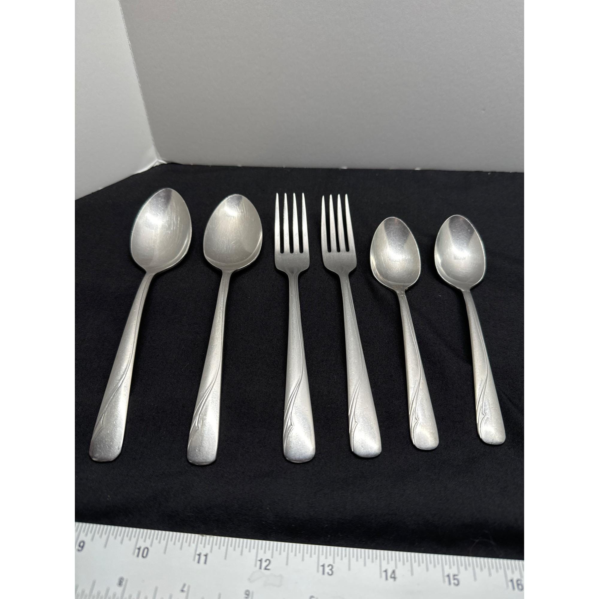 Vintage Oneida Ltd. Oceanic Stainless Steel Flatware Set 6 Pieces