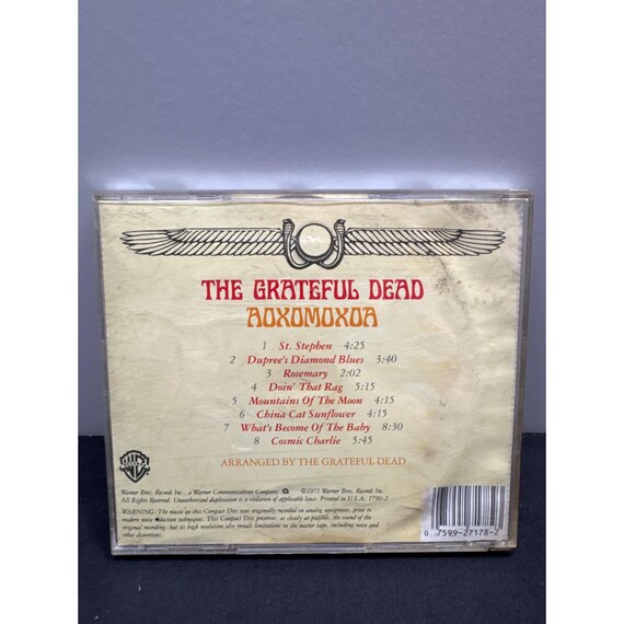 The Grateful Dead Aoxomoxoa Album CD - Etsy