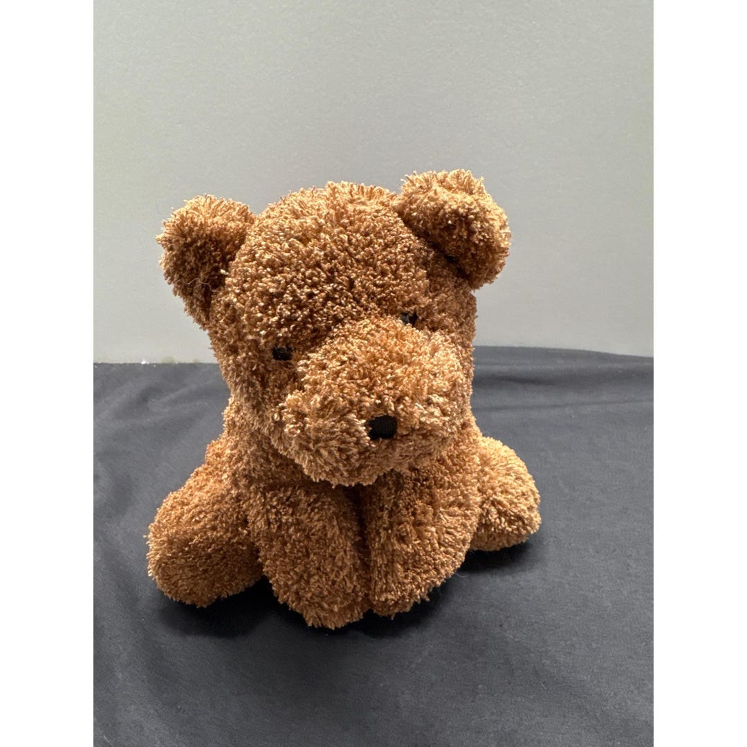 Brown Plush Teddy Bear by Wishpets 2001 Collectible Soft Stuffed Animal ...