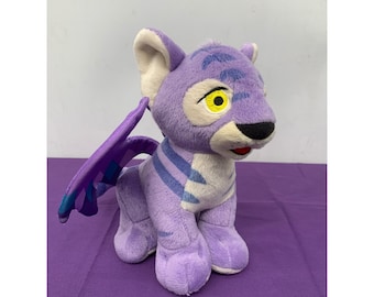 NeoPet Faerie Kougra Fairy Cougar Purple Number 13730. 2003 Tested