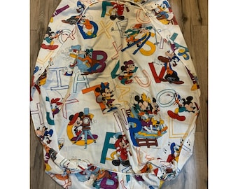 Juego de sábanas vintage para niños pequeños DunDee de Walt Disney Company Mickey Mouse Minnie Goofy Donald