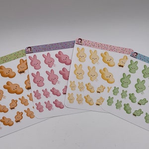 Peeps Marshmallows Easter Colorful Deco Stickers