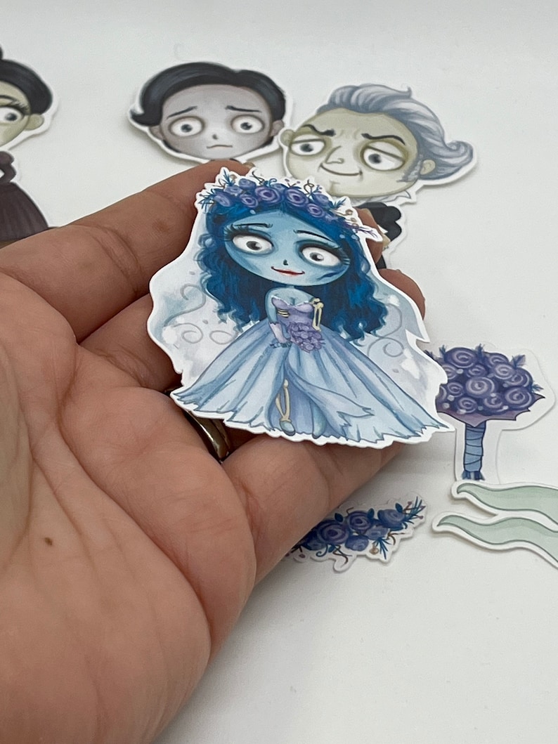 Bride Corpse Characters Bridal Ghosts Groom Cartoons Birthdays Toppers ...