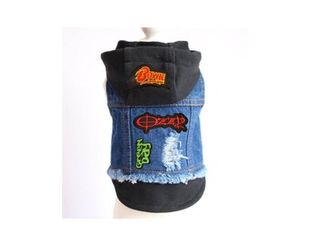 denim jacket for small dog