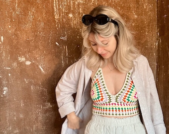 Woodstock Top crochet pattern
