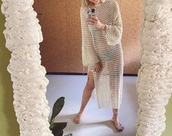 Mohair Mesh Dress Crochet Pattern - Etsy