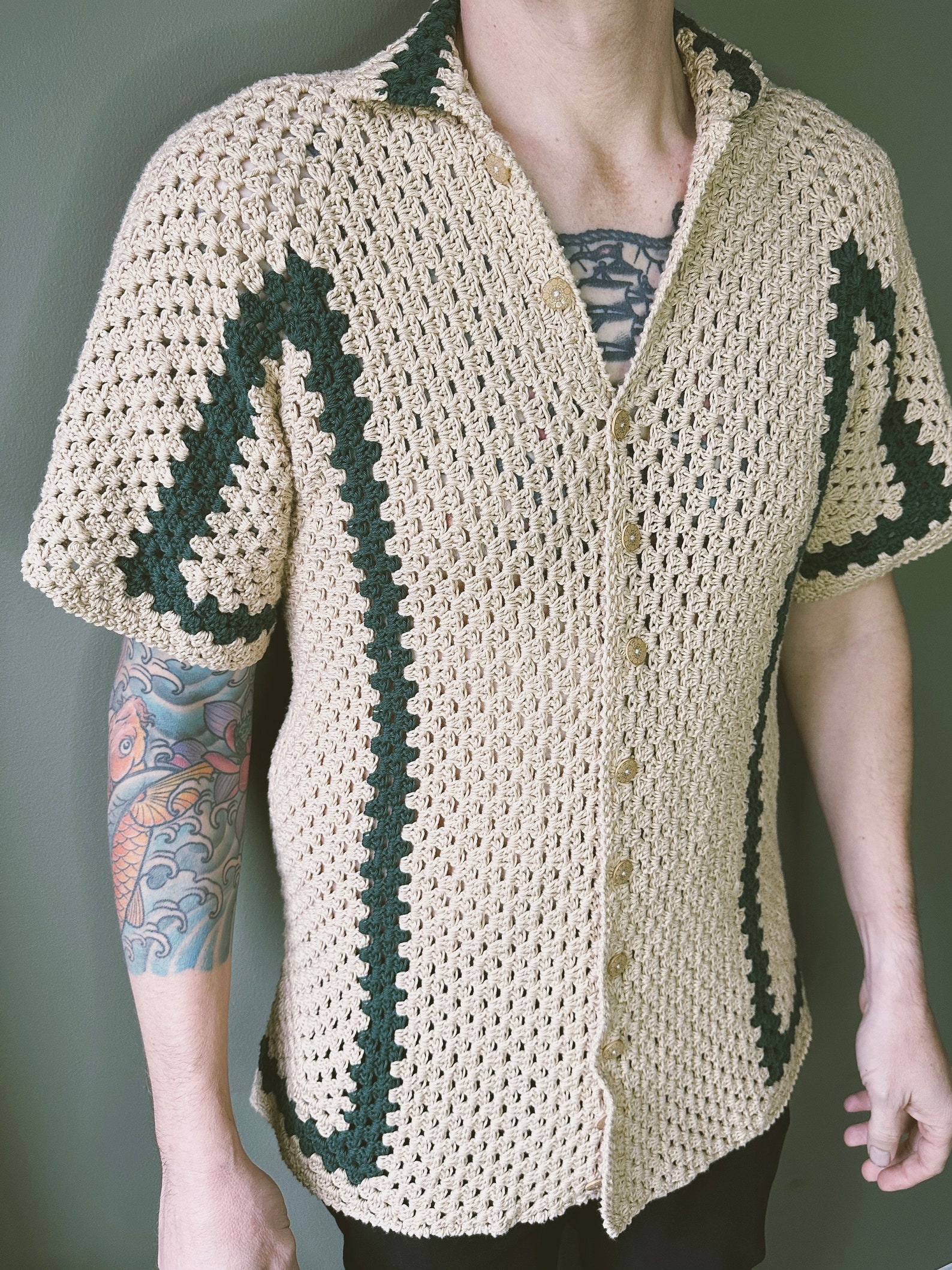Relaxagon Shirt Crochet Pattern Etsy