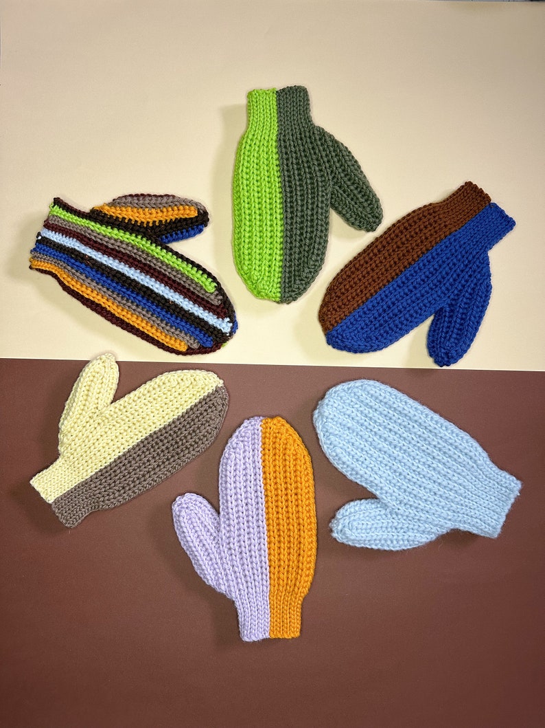 No Knit Mittens crochet pattern image 5