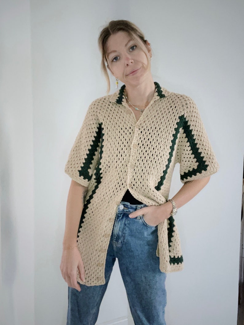 Relaxagon Shirt Crochet Pattern Etsy