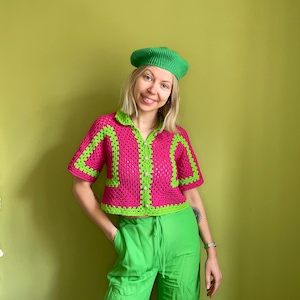 Hexagon Shirt crochet pattern