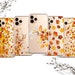 clear the fall autumn leaves  case for iPhone 13 mini, 13 pro max, 12 pro max & SAMSUNG S10 Lite,S22,s22+, A40, A50, Huawei P20, 