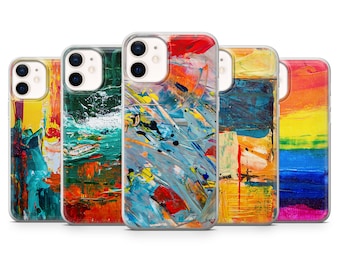 art modern abstrac design colorful case for fits iPhone 15 pro max,13 pro max, 12 pro max & SAMSUNG S10,S23+ ,s22Lite, A40, A50, Huawei P20,