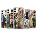 famous Banksy street  art graffiti case for iPhone 13 mini,13 pro max,12 pro max & SAMSUNG S10,S22+ ,s22Lite, A40, A50, Huawei P20, 
