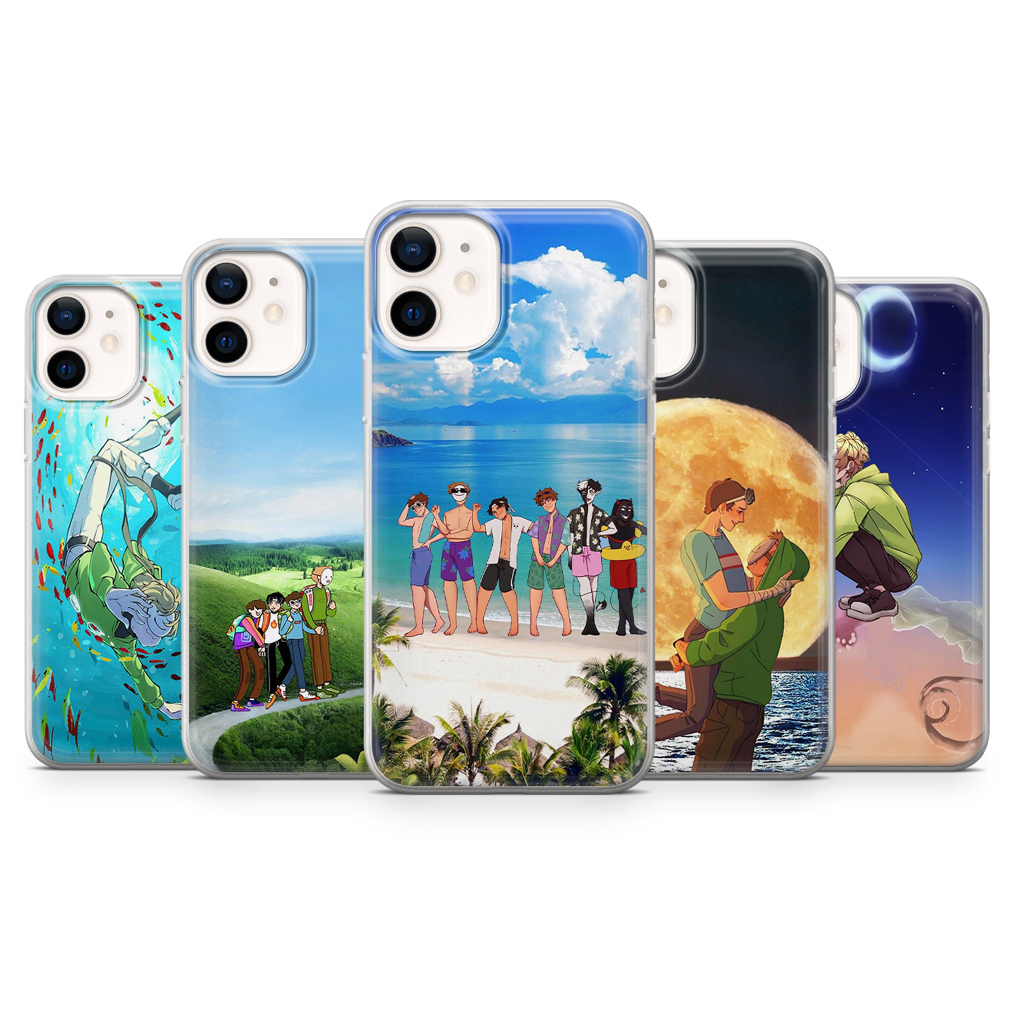 Dream SMP Phone Case Technoblade Dream George Sapnap Art Fit 