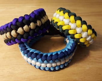 Pulseira de paracord 550, equipamento de sobrevivência, presente para homens/mulheres