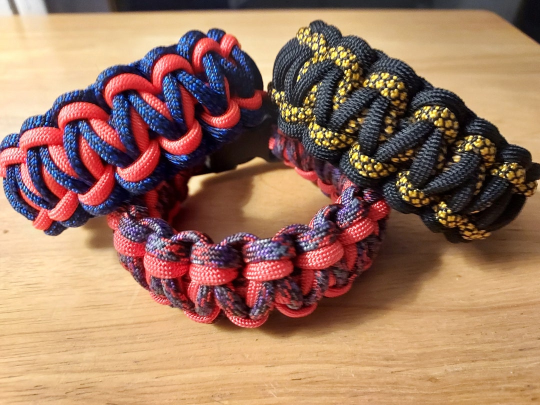 Gorilla Knot Queen Cobra Paracord Bracelet Made of 550 USA Etsy