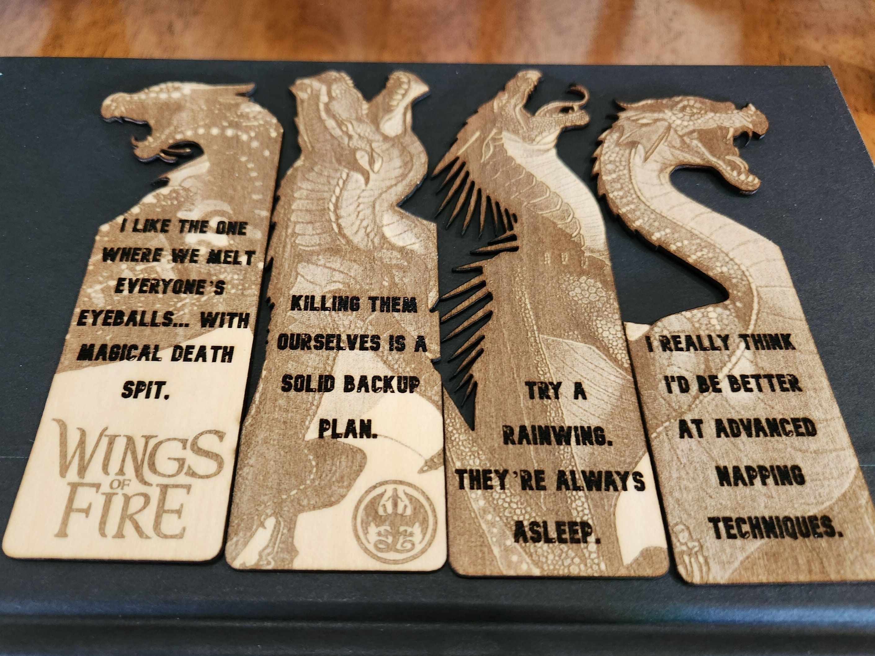 Wings of Fire Bookmarks Wooden - Etsy