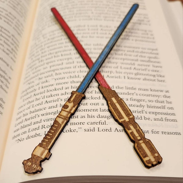 Star Wars Lightsaber Bookmarks