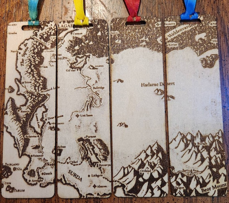 Wooden Bookmarks Inspired by the World of Eragon Inheritance Dragons ...
