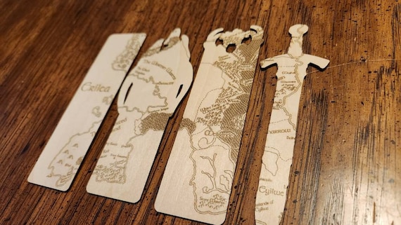 Fandom Inspired Wooden Bookmarks