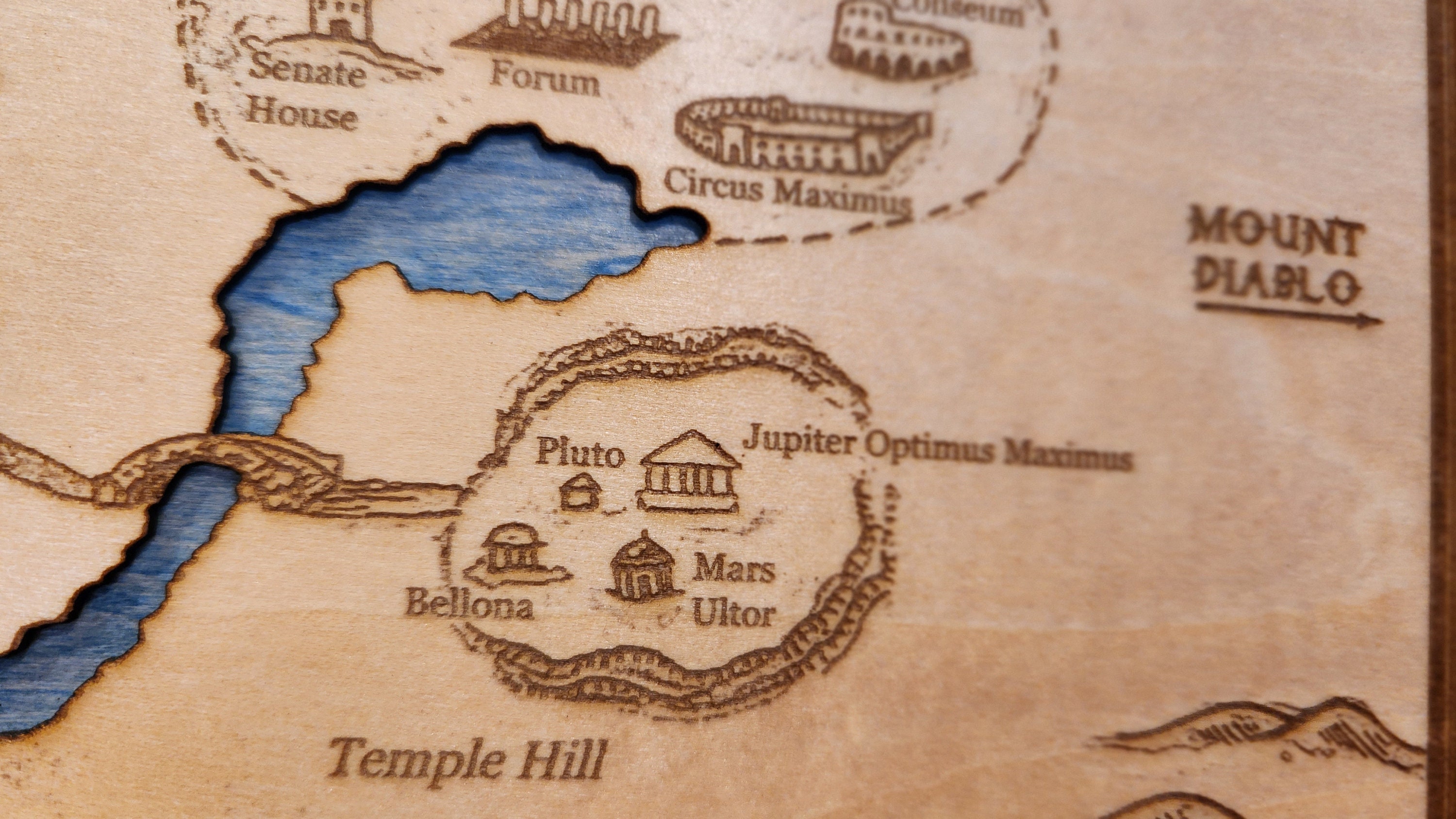 3D Map of Camp Half-blood From Percy Jackson 