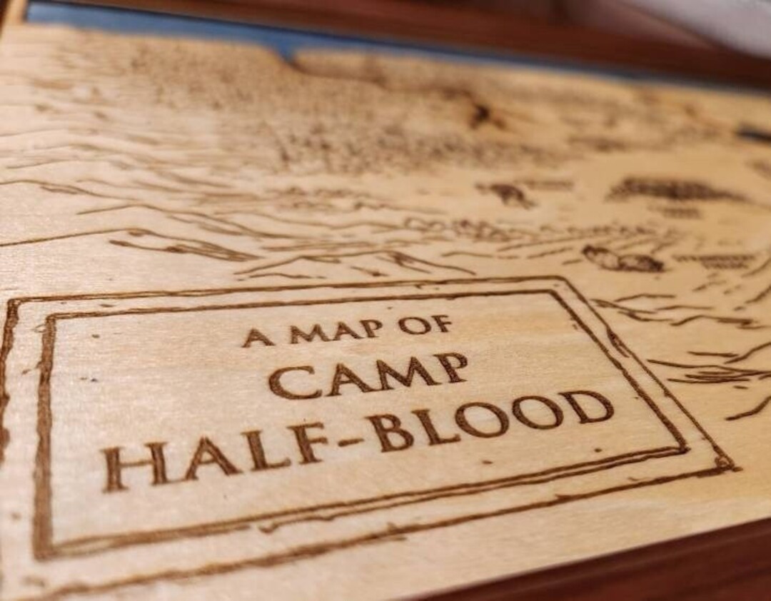 Camp Half-Blood map [PJO] Layout I have when I read. Tried making