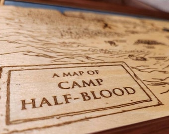 Map of Camp Half-blood on Handmade Scroll, Percy Jackson and the ...