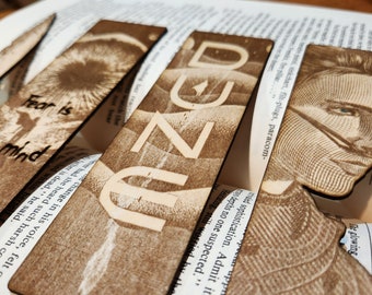 Wooden Bookmarks Inspired by the world of Dune Bookmarks