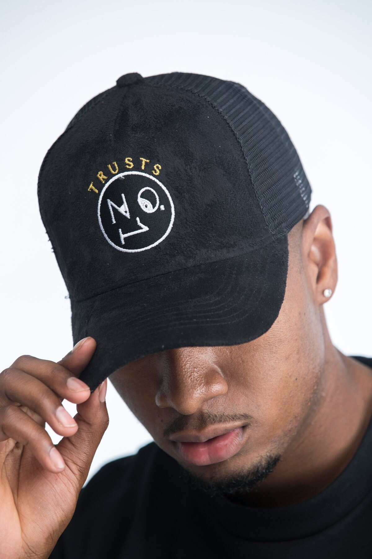 Trust No One No 1 Mesh Trucker Cap 