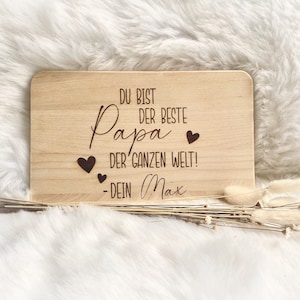 Father's Day Gift Father's Day Breakfast Board "You're the Best Dad in the Whole World" Dad Father Birthday Personalised