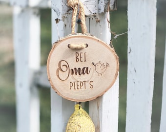 At Grandma&#39;s beeps gift wooden beep show Christmas gift birthday grandpa grandma mom dad men pension grandparents garden personalized funny
