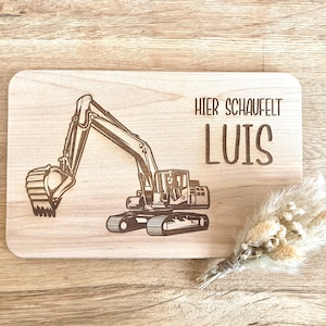 Breakfast Board Excavator Children School Child Baby Boys/Girls Gift Christmas Birthday Children&#39;s Day School Enrollment Birth Child