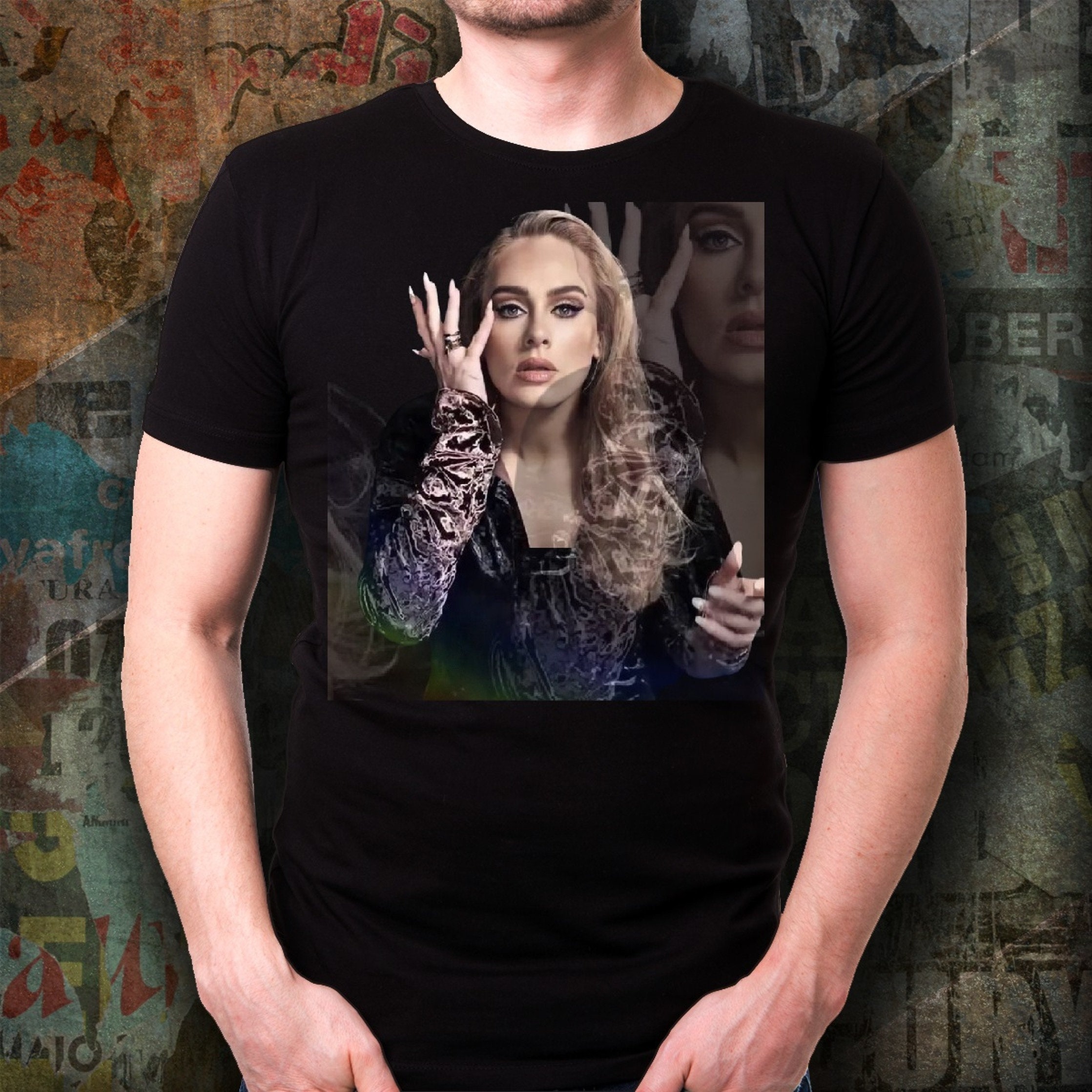 Adele shirt, vintage shirt, music shirt, aesthetic shirt