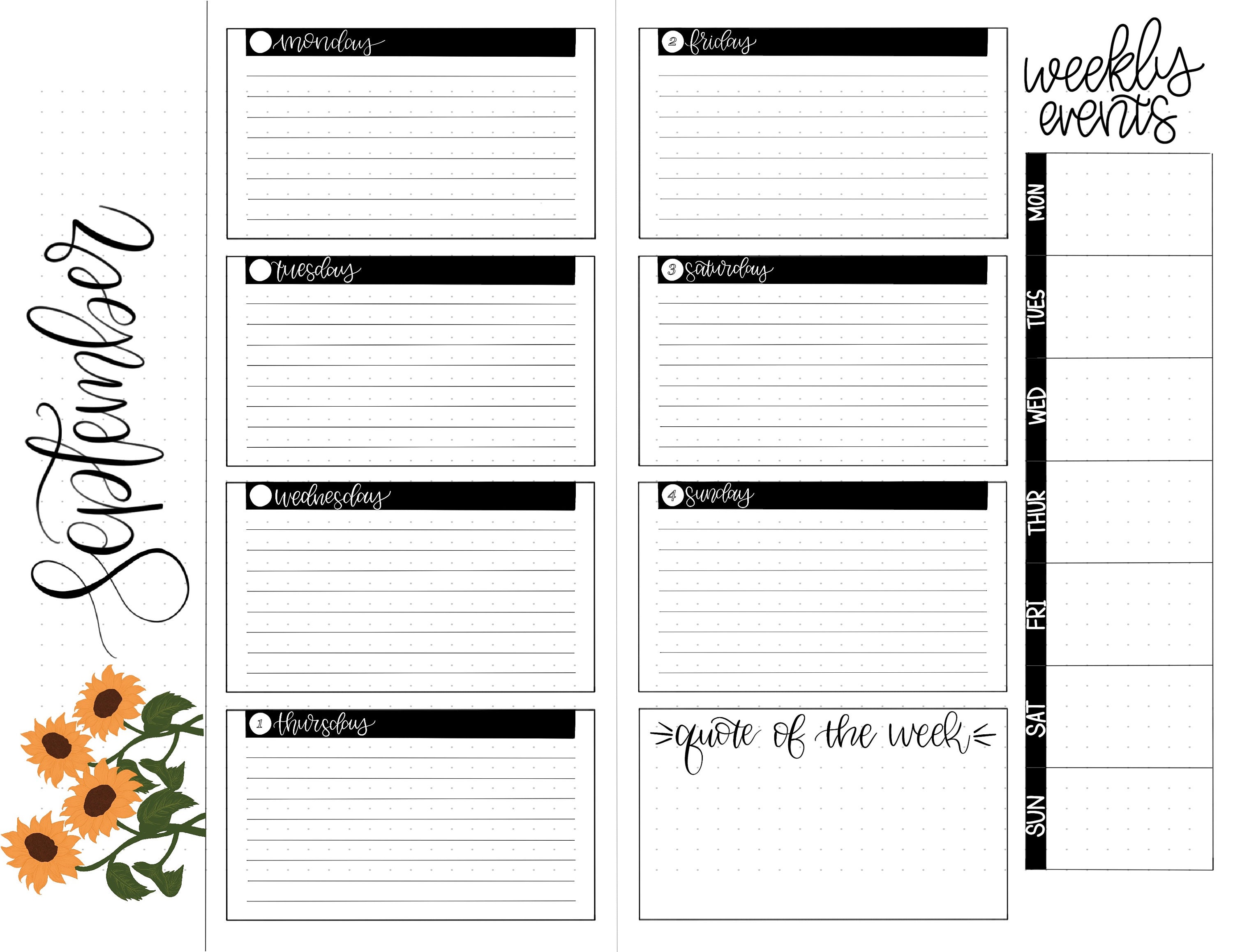 Aesthetic Digital Bullet Journal the Everything Journal - Etsy